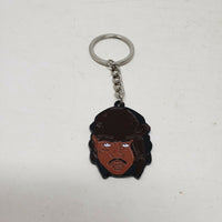 Ski the Slump God Double Sided Metal Keychain Fob Pink & Black Durag Do-rag New