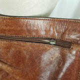 Old Angler Genuine Leather Distressed Messenger Bag Satchel Shoulder Briefcase