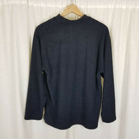 Harley Davidson Cafe Vegas Fleece 1/4 Zip Pullover Sweater Jacket Mens M Henley