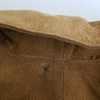 G-III Suede Brushed Leather Blazer Jacket Womens XL Unisex Mens Tan  Earth Camel