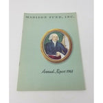 1961 Madison Fund Inc Annual Report Shareholders Year End Financials Booklet