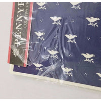 Vintage PennyRoyal Papers Gift Wrap Wrapping Paper Colonial Birds 8 Sheets 1982