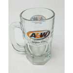 LARGE A&W Depuis Since 1956 Clear Glass Handled Cup Mug Stein Tankard Rootbeer