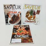 Saveur Magazine 2007 Lot of 3 July October November Editions Issues Cooking Food