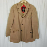 Europe Craft Import Corduroy Car Coat Mens 40 West Germany 50s Vintage Exclusive