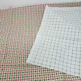 Screenprinted Check Checked Cotton Fabric 1+ yards