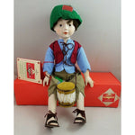 RARE Hallmark Little Drummer Boy Porcelain Doll Collection Christmas Musical