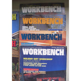 Lot 6 1980s Workbench Magazines Back Issues Woodworking Woodworker Wood Shop DIY