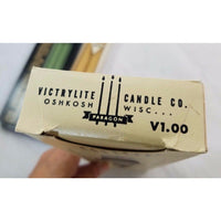 Vintage Paragon CANDLES Tiny Tapers Victrylite Guild House Slender Taperlite