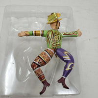 Robert Shields Capuccini Fello Whimsical Christmas Ornament Figure Mardi Gras