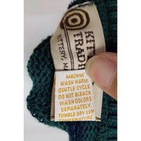 Vintage 80s Kittery Trading Post Maine Birdseye Ski Knit Sweater Mens XL Green
