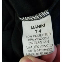 Maniki Cropped Patchwork Summer Swing Jacket Womens M Asymmetrical 3/4 Sleeves