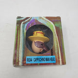 Robert Shields Cappuccino Man Head Whimsical Christmas Tree Ornament Figure