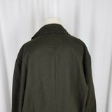 RL Ralph Lauren Black Label Open Front Wool Silk Swing Jacket Blazer Womens 10