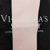 Victoria's Secret Black Pink Racing Stripe Bag Open Top Crossbody Weekender Tote