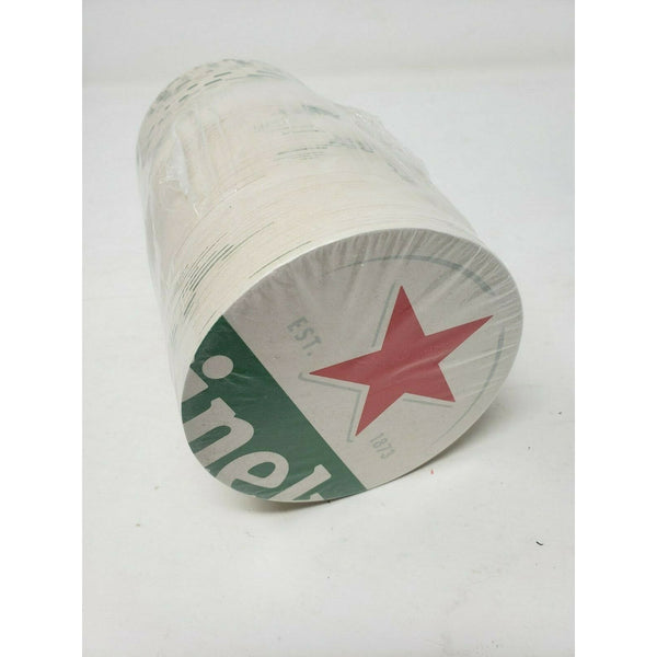 Heineken Paper Cardboard Coasters Sleeve One Star Double Sided Man Cave Barware