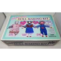 Vintage Little Doll Shoppe Doll Making Kit NOS Cow Cat Pig Stuffed Animals Dolls
