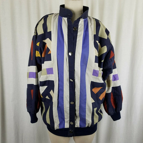 Brighton Collection Patchwork Crazy Quilt Style Jacket Womens M Australia Artsy