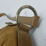 Ugg Australia Sheepskin Shearling Fur Lined Purse Large Hobo Shoulder Bag Tan