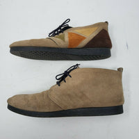 Outdorables David Green Moccasins Patchwork Suede Shoe Boots Booties Womens 9