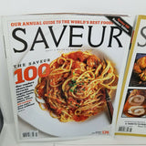 Saveur Magazine 2010 Lot of 5 Editions Issues 126 128 129 133 134 Cooking Food