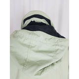 LL Bean Winter Jacket Nylon Parka Full Zip Up Anorak Womens L Ski Snow Green