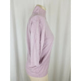 Vintage Short Sleeve Mock Turtleneck Knit Sweater Womens L Twinset Look Shell