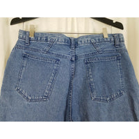 Vintage Stefano 80s High Waisted Mom Jeans Shorts Womens 32 12 14 L Blue Denim