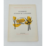 1960's Flaneries Autour De Lausanne Brochure Booklet Paperback Book French Swiss