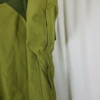 LL Bean Fleece Lined Softshell Windbreaker Jacket Mens M Full Zip Up Vented Arms
