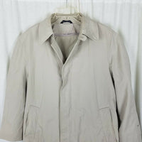 Oleg Cassini Insulated Placket Front Trench Coat Mens 34 XShort Removable Liner