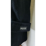Vintage Jofeld Petites Forstman Winter Wool Pea coat Womens 12P Leather Accents