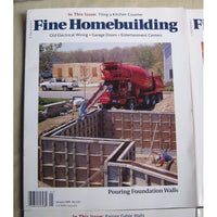 Fine Homebuilding Back Issues Magazines Lot of 6 Entire Year 1999 DIY Remodeling