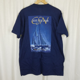 Vintage Crosby Stills & Nash Wooden Ships Concert TShirt Mens XL USA Dbl Sided