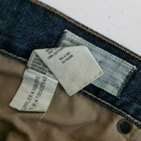 Denim & Supply Ralph Lauren Mens 36X32 Slim Fit Blue Jean Camo Flag Pocket E102