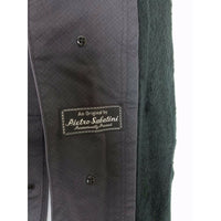 Pietro Sabatini Placket Front Trench Coat Mens 36L Removable Pile Fur Lining
