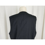 TopHat New York Button Up Pointed Wool Dress Dressy Waistcoat Vest Womens M USA
