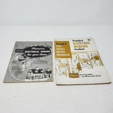 VINTAGE Sears Simplified Electric Wiring Handbook 1969 & Home Wiring Brochure