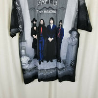 Vintage Winterland The Beatles All Over Print Double Sided TShirt Mens XL 90s