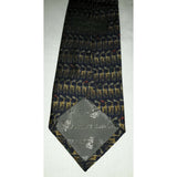 Robert Talbott David Wood 100% Silk Deer necktie 4" w 57" L Handmade England USA