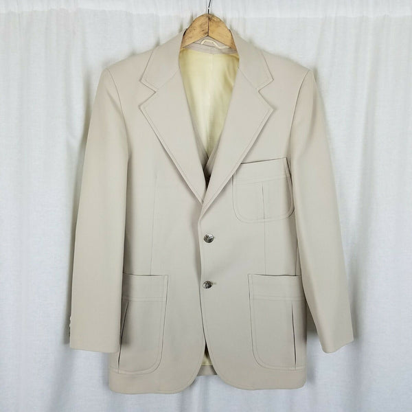 Vintage Emporium Mens Store Western Vest Blazer Jacket Sportcoat 37R 2 Piece USA