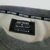 15 DirtyBird Records Crewneck Sweatshirt Mens M Bird in Bathtub Freaks & Beaks