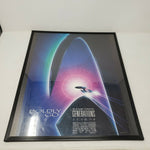 Star Trek Boldly Go Generations Movie Poster Framed 16x20 11/18/94 1990s Vintage