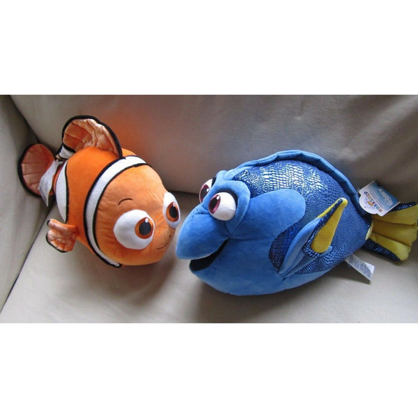 BUILD A BEAR Finding Dory Movie Nemo & Dory Lot Set Of 2 Stuffed Full Size Plush