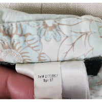 Eddie Bauer Stretch Lightweight Summer Cotton Floral Skirt Womens 6 Knee Length