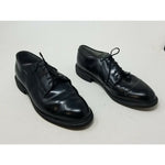 Bates Uniform Footwear Black Dress Shoes Vibram High Gloss Oxford 9.5 D Military