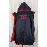LL Bean Womens M Hooded Winter Snow Ski Snowboard Parka Jacket Red Thinsulate