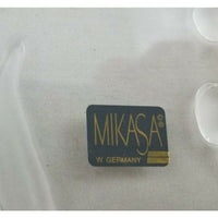 Mikasa Walther Glass West Germany Crystal 9" Serving Bowl Maria Spring Medley