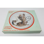 Vintage 1985 Museum Collections Norman Rockwell The Cobbler Decorative Plate Box
