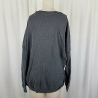 Abercrombie & Fitch NY Jersey Knit Gray Crewneck Baggy Sweatshirt Womens XS S